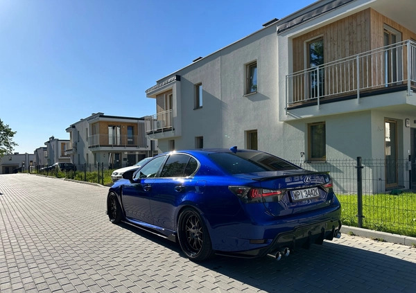 Lexus GS cena 349000 przebieg: 69000, rok produkcji 2016 z Biała małe 106